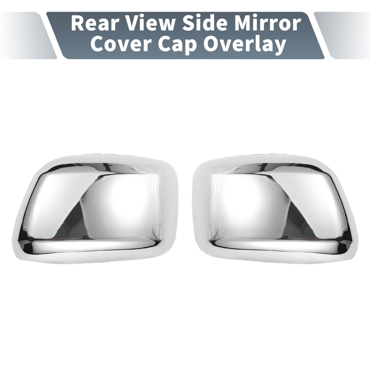 Pair Car Rear View Driver Passenger Side Mirror Cover Cap Overlay Chrome Plated For Nissan Navara D40 Frontier 2007-2014 Guard
