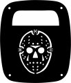 Jeeptails Jason Tail Light Covers For Jeep Wrangler Tj And Yj Set Of 2 Black 