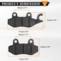Pro Bat Disc Rear Brake Pads Replacement For Pit Traill Quad Dirt Bike Atv Dune Buggy Go Kart 2 Pairs
