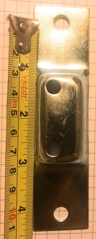 Box Strike Plate Chrome