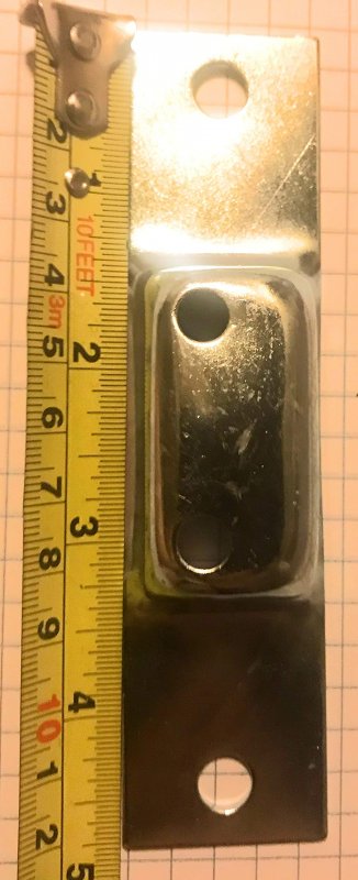 Box Strike Plate Chrome