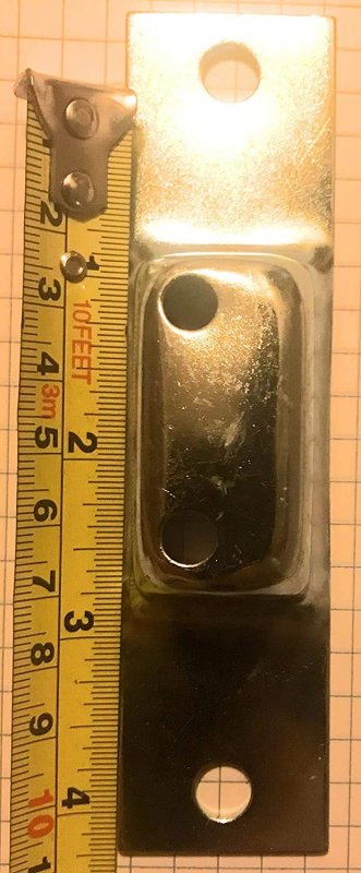 Box Strike Plate Chrome