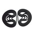 Bemonoc 2gt Timing Belt 130-2gt-6 L 130mm W 6mm 65 Teeth In Closed Loop Machine Drive For Conveyor Pack Of 10pcs