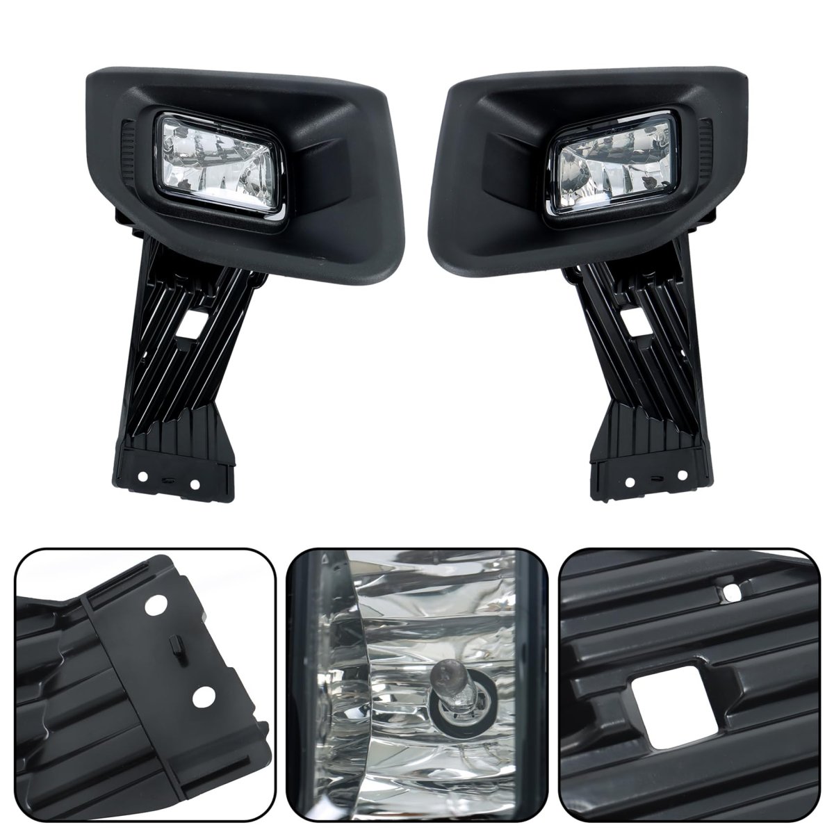 Left Driver And Right Passenger Side Pair Fog Lights Replacement For F250 2020 2021 2022 Lamp Lc3z15201a Lc3z15200a