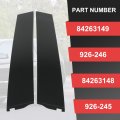 Rearward Door C-pillar Windshield Trim Full Set Left Right Replacement For Cadillac Escalade Chevrolet Tahoe Gmc Yukon