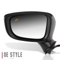 Ma1320219 Factory Style Driver Left Side Mirror Manual Folding Power Adjust Heated Glass Turn Signal Blind Spot Detection