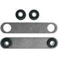 Weld On Gas Oil Tank Tabs La-8900-00 1 4 In Laser Cut Alloy Steel Mounting Kit With Rubber Grommets 