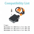 Labwork Ignition Coil Spark Plug Cdi Replacement For Polaris Trail Boss 325 2000-2002