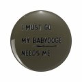 1080 Graphics I Must Go My Babydoge Needs Me Key Chain Double Sided Stainless Steel Keychain 