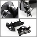 Auto Dynasty Black Housing Amber Corner Headlight Head Lamps Tool Kit Compatible With 95-01 Ford Explorer