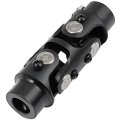 Double Universal U Joint Shaft 3 4 Dd X 36 Spline Steering Coupler 127mm Black Alloy Steel Automotive 35 Degrees Working Angle 