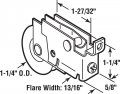 Prime-line D 1519 Single 1-1 4 In Steel Ball Bearing Roller F-tab Style Adjustable Single Pack