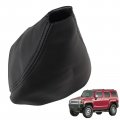 Leather Shifter Boot Shift Cover For Hummer H3 Automatic 2005 2006 2007 2008 2009 2010 2011 