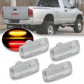 Nslumo Car Led Side Marker Lights For 2010-2018 Dodge Ram 3500hd Charger Avenger Lamp Front Rear Double Wheel Fender Bed 