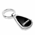 Ipick Image For Ford F-150 Lariat Black Dome Chrome Metal Teardrop Key Chain Keychain Official Licensed