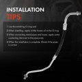 A-premium A C Discharge Line Hose Assembly Compatible With Infiniti Qx70 2014 Fx37 20 Fx35 2009-2012 3 5l 3 7l Compressor To
