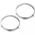 Headlight Retainer Rings Pair Right And Left Side For C10 C20 C30 Camaro Camino Carlo Chevelle Nova Pickup Rk-m1016 M1016 