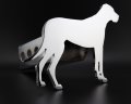 Custom Hitch Covers 12977-chrome Great Dane Cover 2 