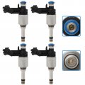 6 Holes 4pcs Replacement Fuel Injectors Compatible For 2013-2015 Hyundai Veloster 1 6l Fj1183 353102b120