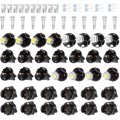 Ocpty 66 Pcs T10 White Instrument Cluster Dash Panel Lights With Twist Lock Socket