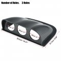 X Autohaux 52mm 2 Triple Hole 3 Holes Abs Plastic Universal Console Dashboard Gauge Holder Dash Pod Car Meter Mount Bracket