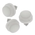 Plymouth Breeze 20 Door Trim Panel Retainers Nylon White Color Push Fastener Type 0 3 Inches Center Groove Diameter 0 7 Face 