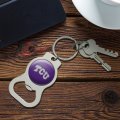 Graphics More Tcu Primary Logo Keychain With Bottle Cap Opener