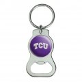 Graphics More Tcu Primary Logo Keychain With Bottle Cap Opener