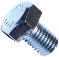 Hex Cap Screws 7mm 1 00 X 10mm Zinc Alloy Steel Hexagon Bolts Grade 2 Fully Threaded Right Hand 50 Piece Set 