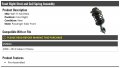 Front Right Passenger Side Strut And Coil Spring Assembly Compatible With 2008-2014 Subaru Tribeca