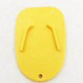 Yellow Kickstand Plate Pad Universal For Honda Suzuki Kawasaki Yamaha Ducati Motorcycles Classic Size 