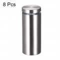 Uxcell 1 Dia X 2-1 2 25x62mm Standoff Screws Wall Mount Sign Holders Acrylic Glass Nails 8pcs