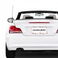 Foruidea Camels Matte Aluminum License Plate Frame With Black Screw Capsi 2pcs 2 Holes Licensess Frames Car Plate Covers