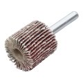 Shank Mounted Flap Wheels 80 Grit Aluminum Oxide 1 X 4 Inch 5 Pcs 