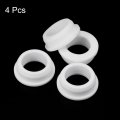 4pcs 1 77 Od Id Rubber Grommets For Wiring Wire Cable Automotive Firewall Hole Plug Desk Water Pipe Hydroponic Irrigation White