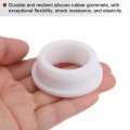 4pcs 1 77 Od Id Rubber Grommets For Wiring Wire Cable Automotive Firewall Hole Plug Desk Water Pipe Hydroponic Irrigation White