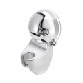 Shower Head Holder Suction Cup Wall Mount Handheld Bracket 135mm Silver Tone 3pcs 