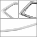 Ac1202110 Front Outer Grille Shell Compatible With Acura Tlx 2018-2020 Smooth Chrome