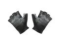 Perforated Leather Fingerless Gel Palm Motorcycle Gloves Xl 
