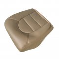 Carbhub Leather Driver Passenger Side Seat Cover Tan Fit For 1999-2000 Ford F250 F350 F450 F550 Lariat Xlt Fx4 6 8l 7 3l