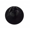 100 Pcs 6mm Dia Hole Black Door Plastic Rivets Retainer Clips Replacement For Most Cars 91512sm4003