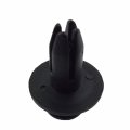 100 Pcs 6mm Dia Hole Black Door Plastic Rivets Retainer Clips Replacement For Most Cars 91512sm4003