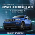 Front Lower Grille Black Bumper Grill Bezel For Jeep Grand Cherokee 2017-2022 5zm53sz0aa