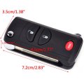 Beler 2 1 Button Folding Flip Remote Key Keyless Shell Case Fob Fit For Chrysler Dodge Jeep
