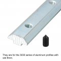 Uxcell Straight Line Connector 6pcs7 1inch Inside Joint Brackets With M6 Screws For 4040 Series Aluminum Extrusion Profile T