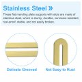 Uxcell 2pcs Adjustable Flat Mending Plate Support With Slot 8 46 X 0 94 Inch Stainless Steel Slotted Straight Brace Brackets