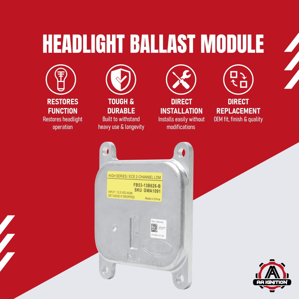 Hid Xenon Headlight Ballast For Ford Explorer 2016 2019 Control Module Replaces Fb53 13b626 Fb5z 13c788 B Bc