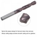 Uxcell Carbide Twist Drill Bits 4mm Din K45 Tungsten Altisin Coated Jobber Straight Shank Drilling Cutter For Stainless Steel