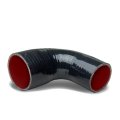 1 5 Inches To 75 90 Degree Elbow Turbo Intercooler Intake Piping Coupler Reducer Silicone Hose Black Red 