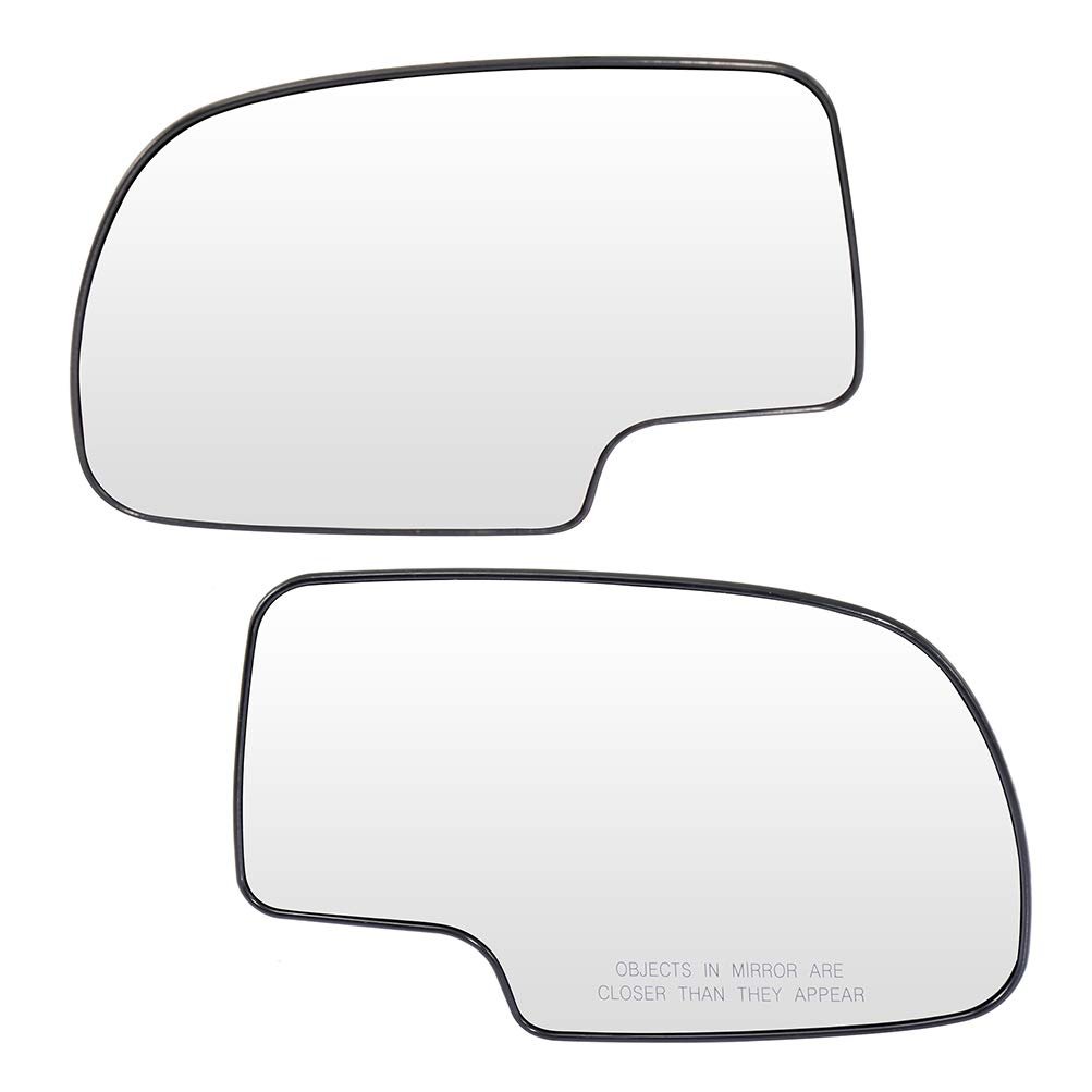 Left And Right Side Replacement Mirror Glass Fit For 1999-2007 Chevy Silverado Pickup 2000-2006 Suburban 2000 Tahoe Non-heated